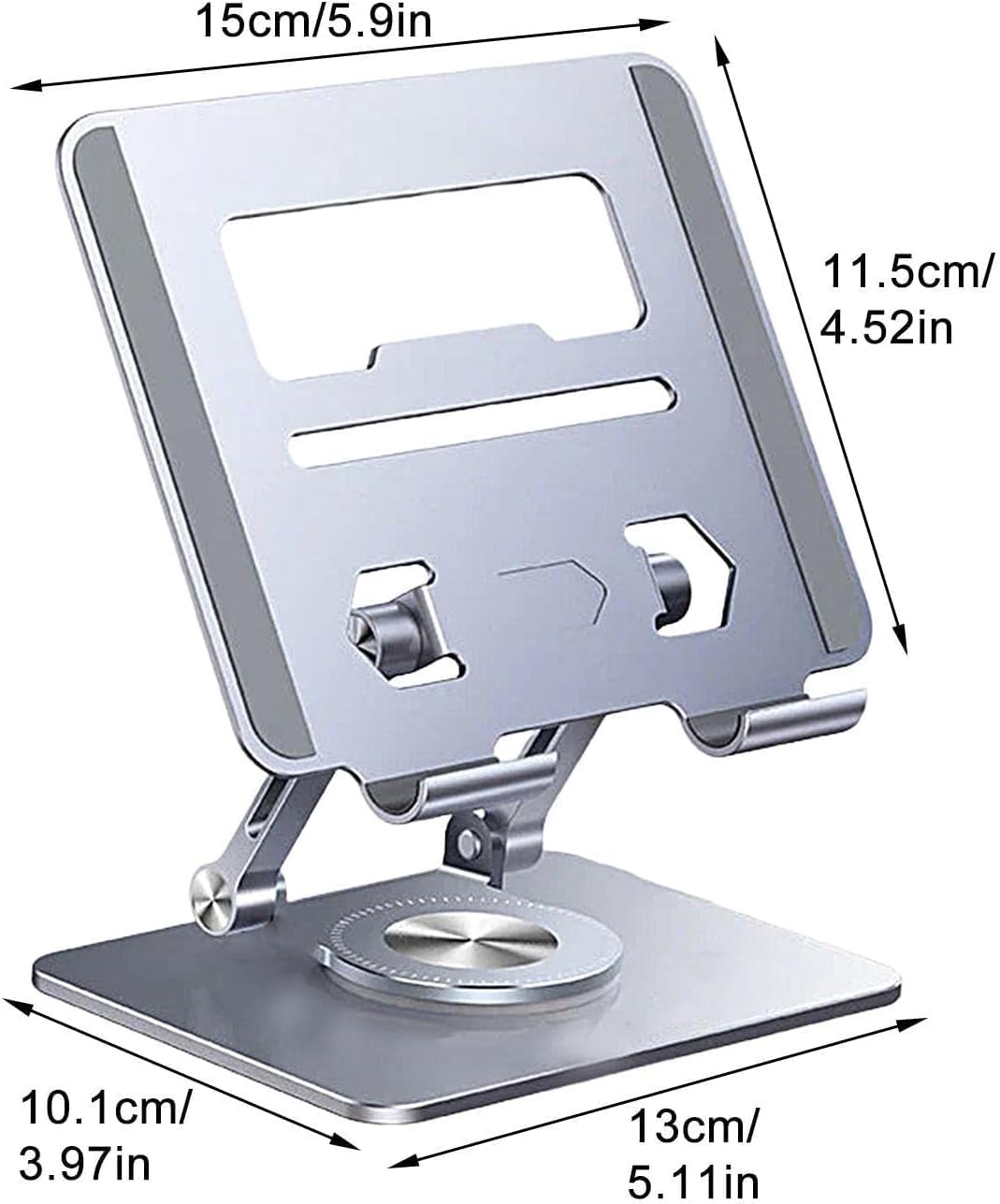 Rotating Tablet Holder – Anti-Slip, Foldable, and Multi-Angle!
