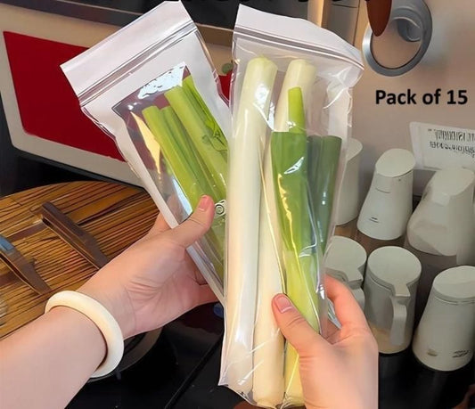 Reusable Zip Lock Bags – 15-Piece Multipurpose Set.